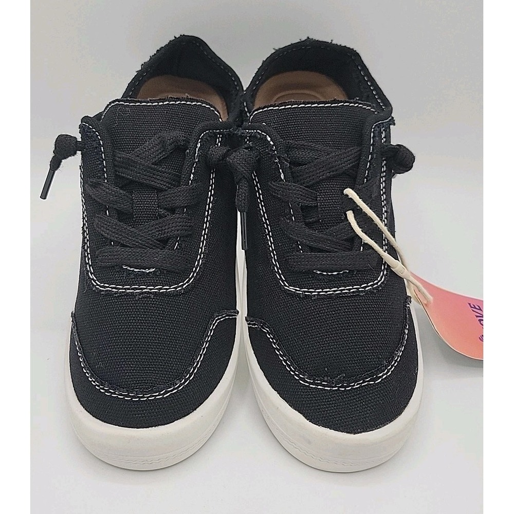 Zyen Breathable Canvas Sneakers Low Top Non Slip Easy On/Off Lightweight Size 5